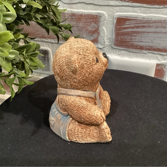 Vintage - 1984 to 1985 - Stone Critters Baby Teddy - Excellent Condition - Nice - Picture 5 of 11